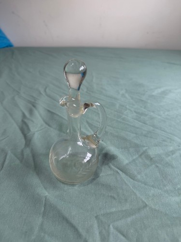 Vintage etched floral - etched,