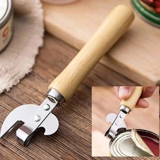 Manual Wooden Handle Can