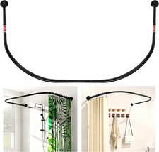 ZAIONE U-Shaped Shower Curtain