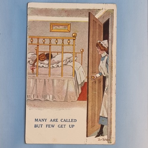 Comic postcard 1920 scribbler - 1920,