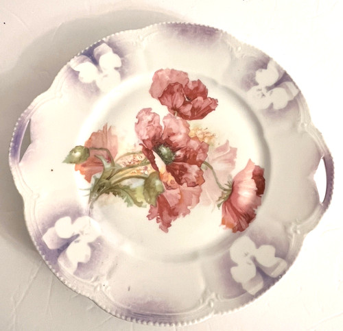 German hand painted - hand, floral