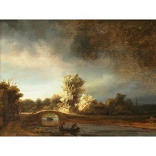 Rembrandt De Stenen Brug Large