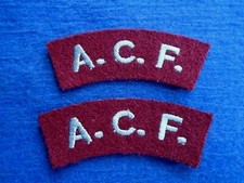 A PAIR BRITISH ARMY CADET