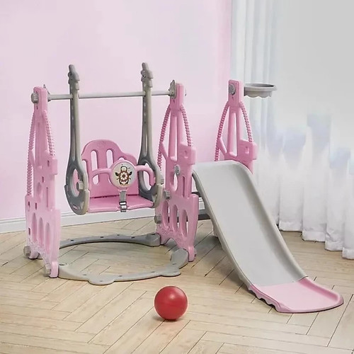 Pink indoor play set - 3-in-1,