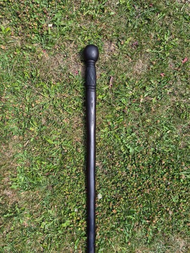Wooden walking stick cane - wooden,