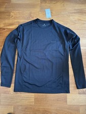 SNOW PEAK Pe /Wo Hybrid Long Sleeve T-Shirt - Black Size L