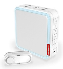 Honeywell DC917S Series 9 Push Button Wireless Doorbell Kit w/ Light Chines 200m