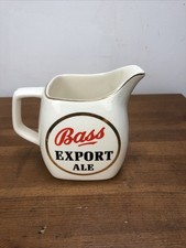 Vintage Water Jug BASS Export Ale Wade Regicor 1960s Pub Original Breweriana