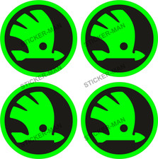 Skoda Mk2 Green Logo Car