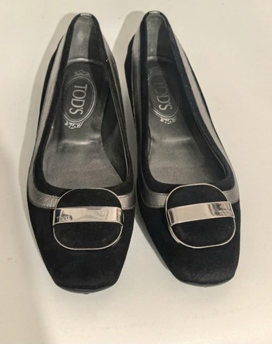 Authentic tods leather flat - authentic,