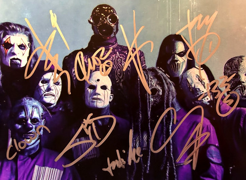 Slipknot band signed - signed, original