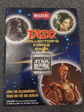 Walkers TAZO COLLECTOR'S FORCE PACK Binder With 50 Tazos & Plastic ID Card 2267s