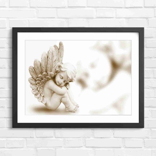 Sleeping cherub angel - sleeping, wings