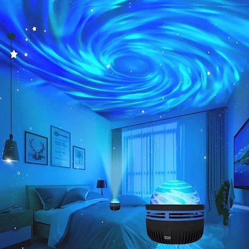 Led galaxy projector night - led,