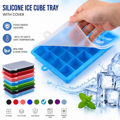 Silicone ice cube tray - silicone,