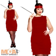 Red Flapper Girl Ladies Fancy