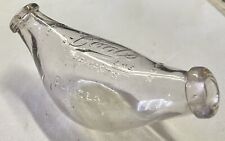 Unusually Small 1918 BOOTS THE CHEMIST Baby Feeding Bottle (H649)