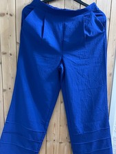NINA LEONARD WIDE LEG TROUSERS