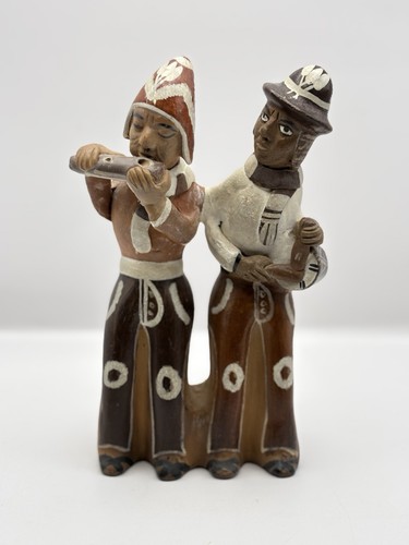 Musicians sculpture ceramic - sculpture,