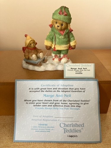 Cherished teddies marge and - teddies, ,