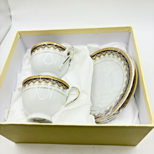 Espresso Tea For Two Set D'Moda Fine Porcelain China Italy Design