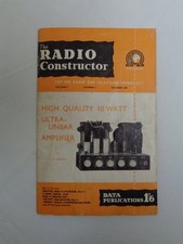 Vintage The Radio Constructor Magazine Volume 9 Number 3 October 1955