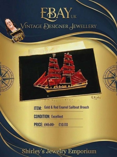 Ships boat brooch beautiful - ships,
