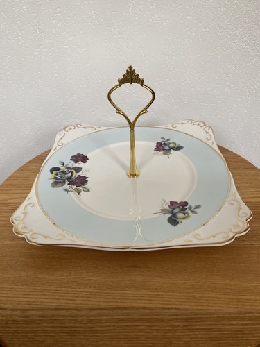 Plate cake stand made with - i,