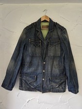 Diesel Raw Size Large Distressed Vintage Denim Jacket