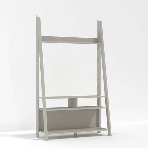 Tiva grey ladder unit - unit, sleek