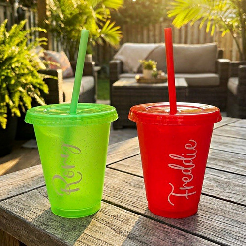 Multicolour sparkle plastic - multicolour,