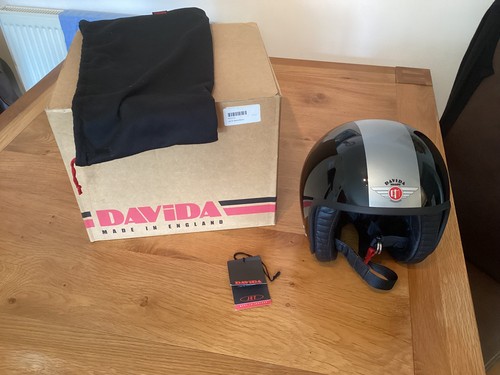 Davida jet open face helmet - open,