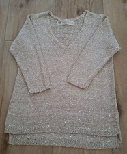 Zara Knit Sequined Jumper Size 8/10. Excellent Condition