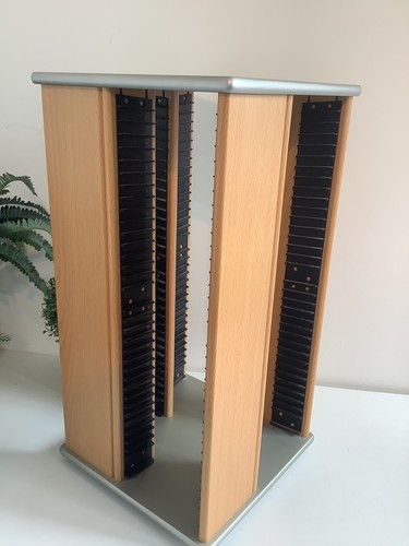 Wooden rotating rack - rotating, cd