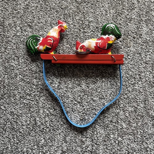 Vintage tin rooster - vintage,