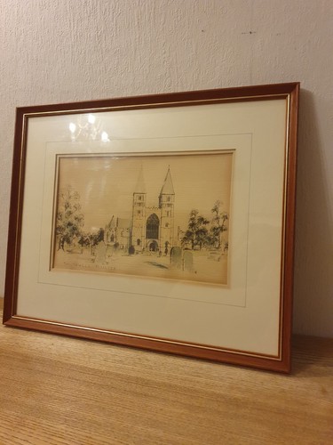 Framed and signed - framed, watercolour