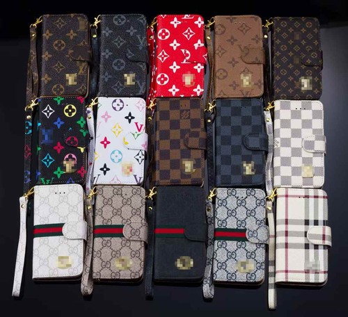 Leather flip case for - case,