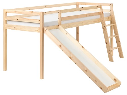 Mid sleeper bed - pine, wood