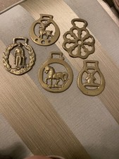 Horse Brass x 5 Farmhouse Folk