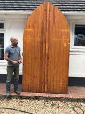 LARGE TUDOR CHURCH DOOR SET