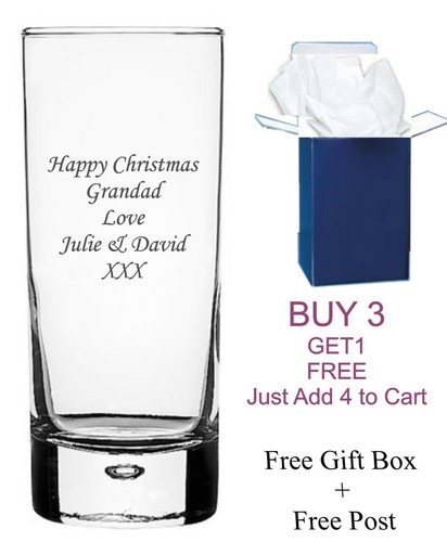 Personalised engraved highball - personalised,