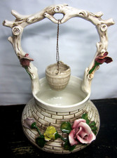 Bassano pre-capodimonte Large Wishing Well Mid Century. Its been Lucky for Me!!!