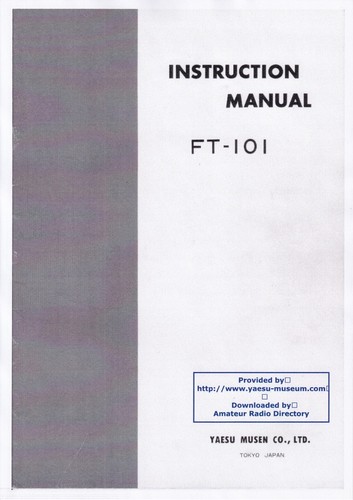 Operating instructions for - operating,