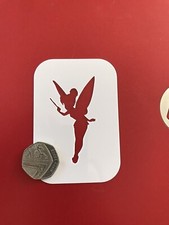 Fairy Reusable Mylar Stencil Face Painting / Airbrush Tattoo Free Uk Postage