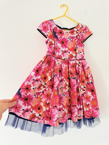 Bhs girls pink blue floral - floral, fit