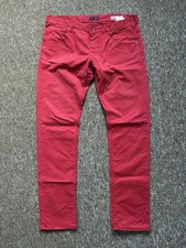 Armani Jeans AJ Mens Red Slim