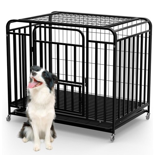 Heavy duty large dog cage - 38",