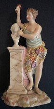 Volkstedt figure of classical female sculptress c.1895