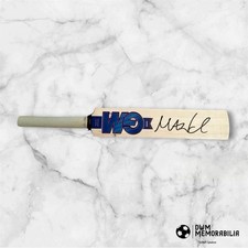 Mark Wood signed mini cricket bat, obtained in person.