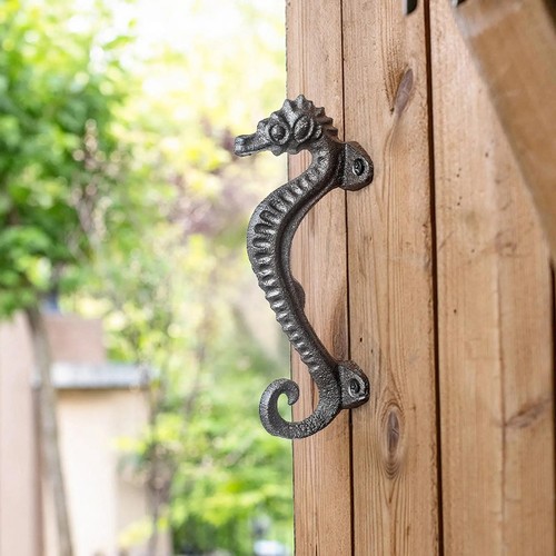 Seahorse door handle - seahorse,